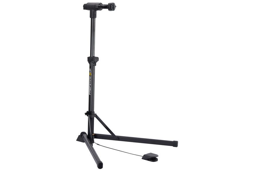 Pied atelier TOPEAK pro PrepStand eUp Pro noir, avec vérin de levage  hydraulique,  - Vélo 9