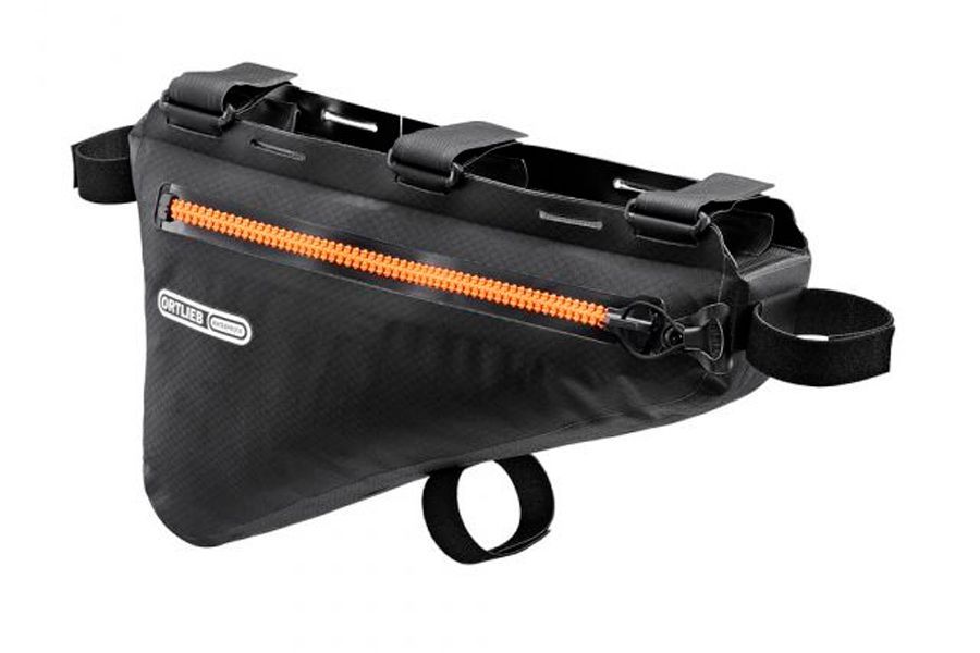 Bolsa Restrap mediana en color negro para cuadro de bicicleta