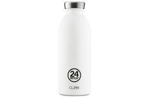 Bidon Acier Inox. 24bottles Clima Bottle - Ice White