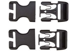 Accessorio di ricambio Ortlieb Chiusura invisibile Confezione rack 25 mm Nero