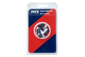 Joe's No-flats Valve Adapter Presta to Schrader 2 units - Black