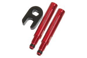 Alargador válvula Massi 30mm 2 piezas Rojo