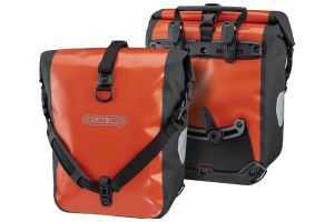 Ortlieb Sport-Roller Free QL2 Pannier Bags 12.5L Front Wheel x2 - Orange