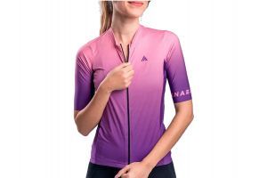 Maillot ciclismo manga larga Majolica Mujer