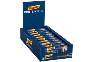 PowerBar 33% Protein Plus Energiereep Chocolade Pinda x10