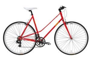 Bicicletta da città Csepel Torpedo 3 1.0 Lady Rosso