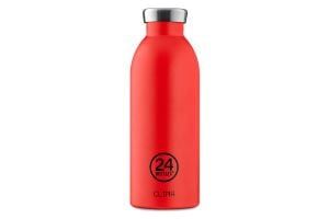 Bidon Acier Inox. 24bottles Clima Bottle - Rouge