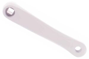 Mighty Left Crank Arm - White