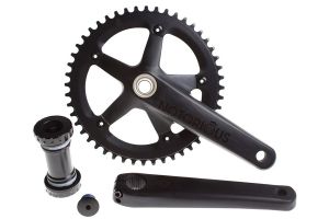 BLB Notorious Track 49T Crankset - Zwart