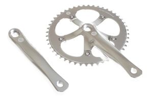 BLB Track 46T Crankset - Zilver