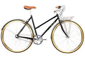 BLB Butterfly 3 Speed Town Bike - Black