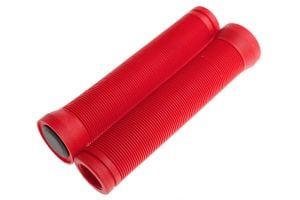 BLB Button Handlebar Grips - Red