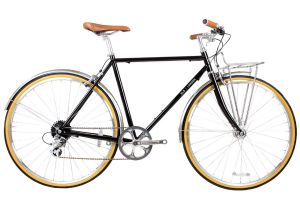 BLB Beetle 8 Speed Town Bike - Black