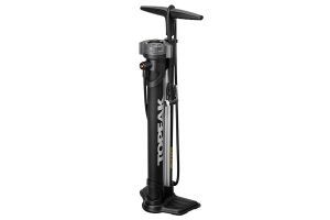 Pompe à pied Topeak Joeblow Booster Manomètre Compresseur d'air Noir