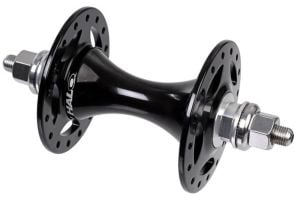 Halo Track Front Hub 32 Hole - Black