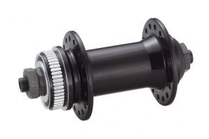 Mozzo anteriore WG Disco Center Lock 32 buche Nero