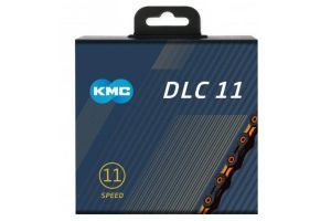 Cadena KMC DLC11 11V 118 Eslabones Naranja