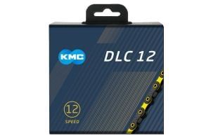 Cadena KMC DLC12 12V 126 Eslabones Amarillo