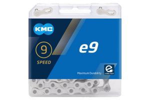 KMC e9 Ketting 9-speed 122-schakels - Zilver