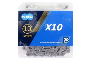 KMC X10 Chain 10S 114 Links - Grey