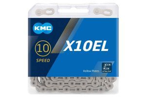 KMC X10EL Kæde 10-speed 114 Led - Sølv