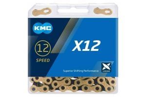 KMC X12 Ketting 12-speed 126-schakels Zwart - Goud