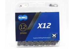 KMC X12 Kæde 12-speed 126 Led - Sølv