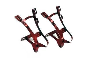 Wellgo MT-21 Steel Toe Clips - Red