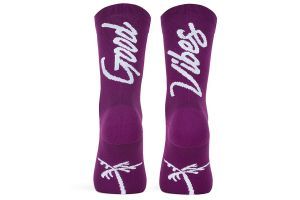 Pacific and Co. Good Vibes Socken - aubergine