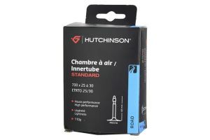 Camera d'aria Hutchinson Standard Presta 700x25/30C Nero