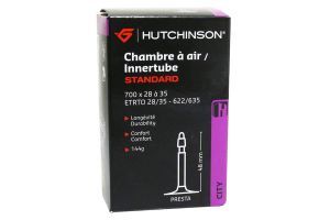 Cámara Hutchinson Standard Presta-Ciudad 700x28/35C Negro