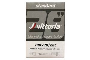 Vittoria Standard 700x20/28C Presta Inner Tube 60mm Black