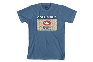 T-shirt Cinelli Columbus Spirit Bleu
