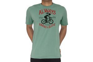 Cycology Always Ready to Ride T-Shirt Grün