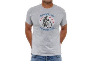 Cycology The Faster I Was T-Shirt Grijs