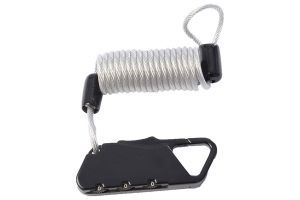 Candado de cable OXC Pocket Lock 2,2x900mm Negro