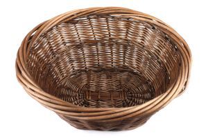 Wicker Bicycle Basket - Brown