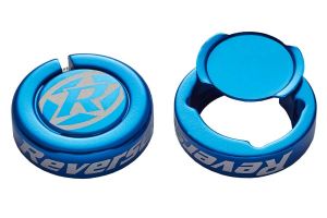 Reverse Chip Bar Ends Grip Locking Ring - Blue