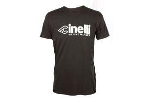 Cinelli We Bike Harder T-Shirt - Black 
