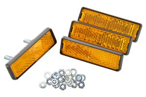 Shimano Reflectors Set 4 pieces - Yellow