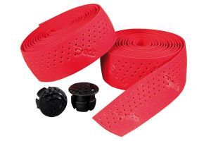 Deda Cork Perforated EVA Rubber Handlebar Tape - Red