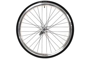 Santafixie 30mm Coaster Brake Rear Wheel + Inner Tube + Tire - Silver