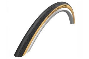 Cubierta Schwalbe Lugano II 700x25c K-Guard Rígida Negro/Beige