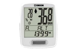 Union Speedometer 21 functions Wireless - White