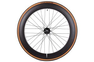 Santafixie 60mm Front Wheel + Inner Tube + Tire - Black Classic