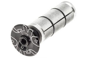 Expansor de dirección PRO Gap Cap Largo 50mm 1-1/4" Plata