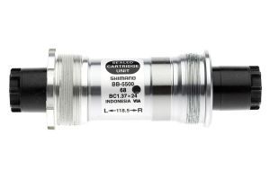 Boîtier de pédalier Shimano BB-5500 118,5 mm ITA Argent