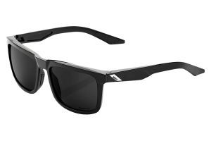 Lunettes 100% Blake Noir Verre polarisée grise Peakpolar