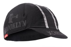 Chrome Industries x Brooklyn cycling Cap - Black Reflective