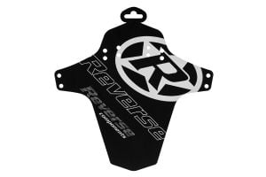 Reverse Logo Mudguard - White/Black